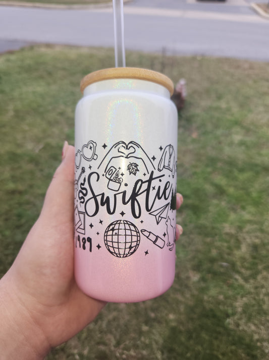 Swiftie Pink White Ombre Cup